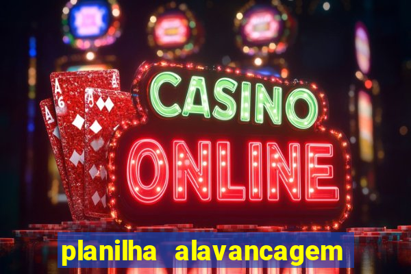 planilha alavancagem de banca